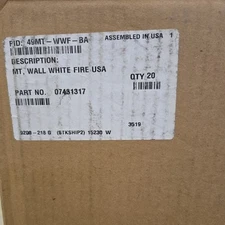 49MT-WWF-BA SIMPLEX ADDRESSABLE WHITE WALL HORN