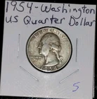 1954 25C Washington Quarter BU .9 Fineness Silver 1964 And Older!