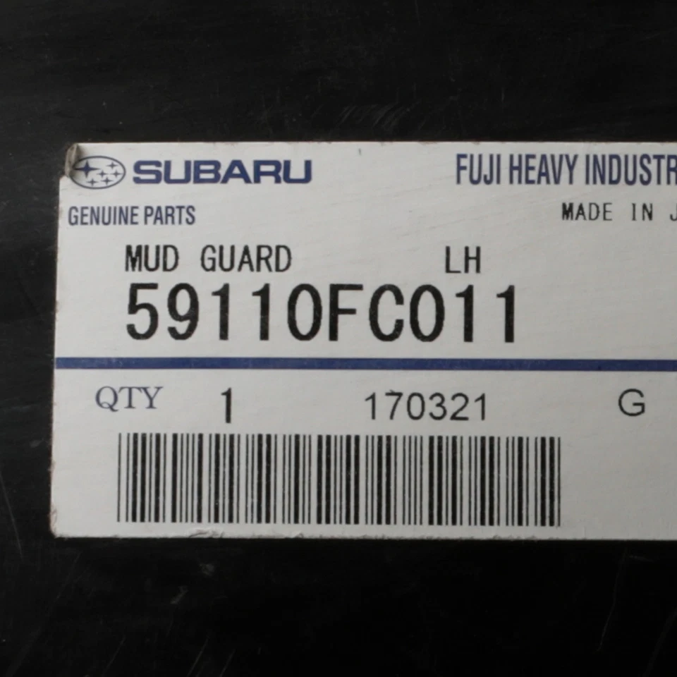 OEM NEW 1998-2002 Subaru Forester Fender Liner Guard Driver Side 59110FC011 - Imagem 3 de 3