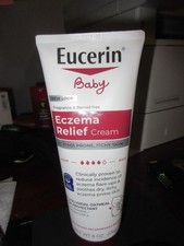 Eucerin Baby Eczema Relief, Fragrance Free Body Cream, 8 oz Tube
