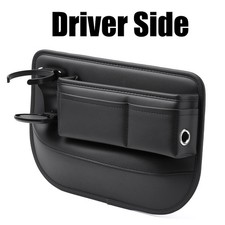 Left Side Car Seat Gap Filler Storage Bag Organizer Box Phone Holder Accessories