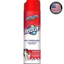 Resolve Urine Destroyer Spray Pet Stain Odor Remover Cat Dog Urin Carpet Cleaner