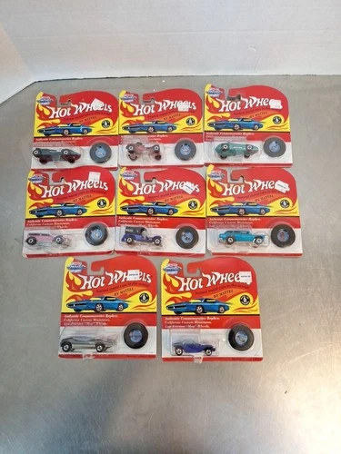 Lot Of 8 Hot Wheels Vintage Collection  Die-Cast Cars By Mattel MFG 1993 - NEW!!