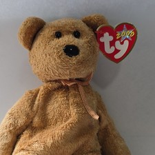 Ty Beanie Babies Cashew Bear Retired Original 2000 Ages 3 3-4 8-11 Years