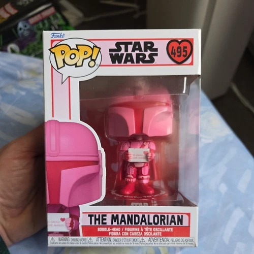 Funko Pop! Vinyl: Star Wars - The Mandalorian (Pink) #495
