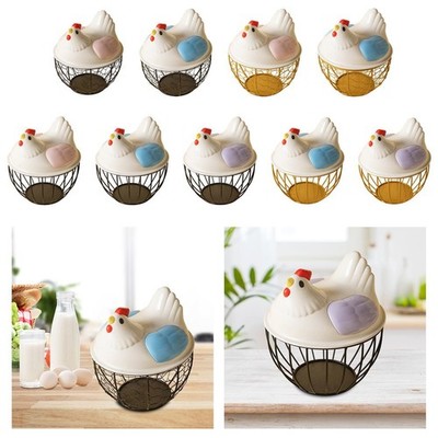 Hühnereikorb Deko Frische Eierhalter für Obst