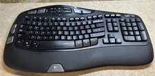 Logitech Wave Cordless Ergonomic Wireless Key...