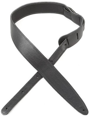 Fender Artisan Crafted Leather 2-inch Strap - Black