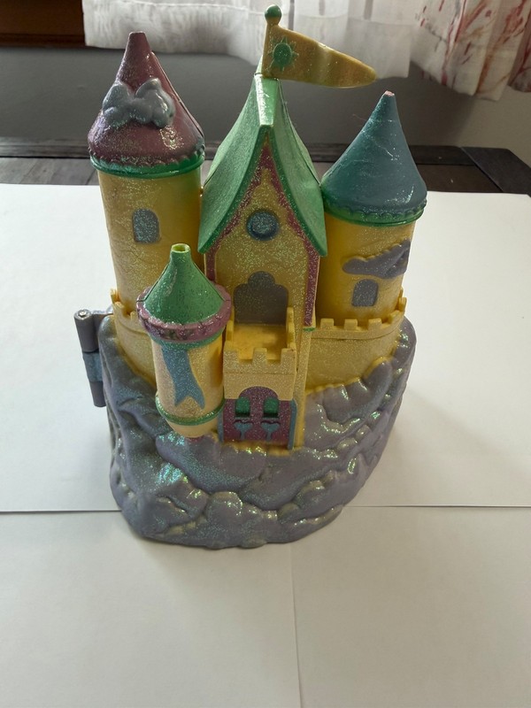 Vintage 1994 Trendmasters Polly Pocket STARCASTLE Castle In The Clouds W/Polly