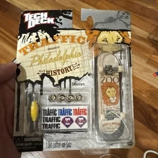 NIB Vintage Traffic Tech Deck 96 mm Philadelphia Zoo