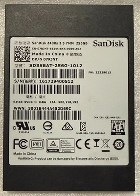 SanDisk z400s 256GB 2.5'' SATA SSD