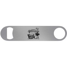 Flaschenöffner "Gemütlicher Wäschekorb und Seife im Regal" Bar Klinge (BR00018759)