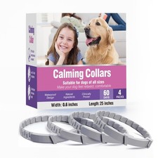 Calming Collar for Dogs 4 Packs Dog Pheromone Calm Collars Relief Grey