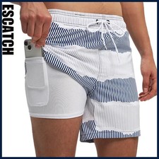Summer 2026 New Fashion Polyester Swimming Shorts Men Gym Board Quickly