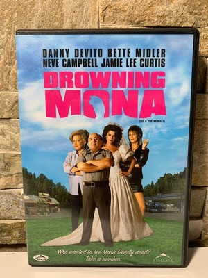 Drowning Mona DVD Comedy Mystery Bette Midler Danny DeVito Neve Campbell