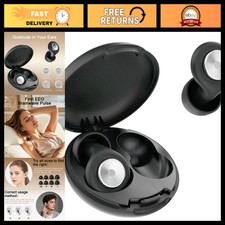 Noise Cancelling Ear Plugs for Sleeping, Soft Silicone, 45dB, Reusable, 8 Eartip