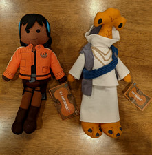 Disney Parks Star Wars Galaxy's Edge Toydarian Plush Vi Moradi & Dok-Ondar   NEW