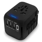 Universal Travel Adapter 2500W with US/EU/UK/AU Plugs – 5-in-1