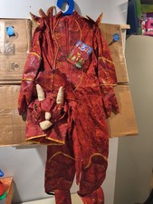 Adventure Factory RED Triceratops Dinosaur Costume Kids Size 7-8 NWT