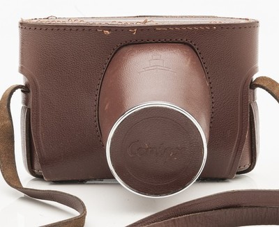 Contax Bereitschaftstasche Fototasche camera case Braun brown für die Contax F 