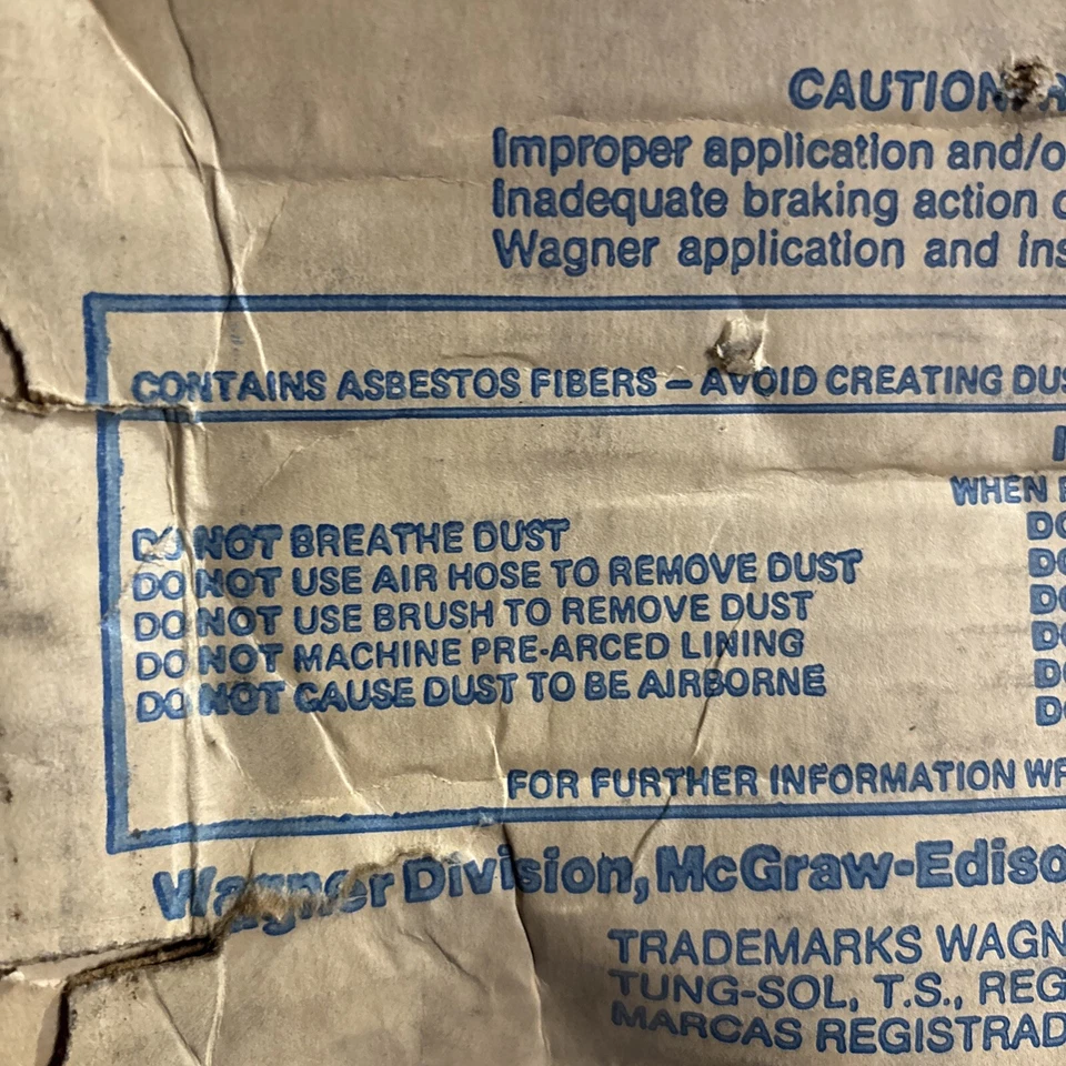 Zapata de freno de tambor Wagner 267 AMC Hornet Javelin AMX Scrambler Gremlin Foto 4 de 4