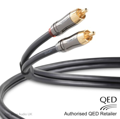 QED Performance AUDIO Grafite Stereo RCA Phono Cavo di Interconnessione 0.6m, 1m, 3m - Foto 14 di 16