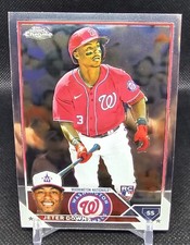 2023 Topps Chrome Baseball Card Jeter Downs Rookie Rc Washington Nationals #56