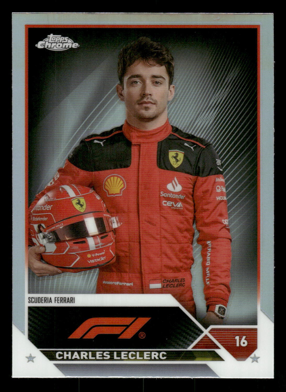 2023 Topps Chrome Formula 1 CHARLES LECLERC REFRACTOR #5