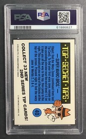 1989 OPC nintendo #40 super mario bros 2 rc;  *SERIES II* NES  PSA 6  (HIGHEST)