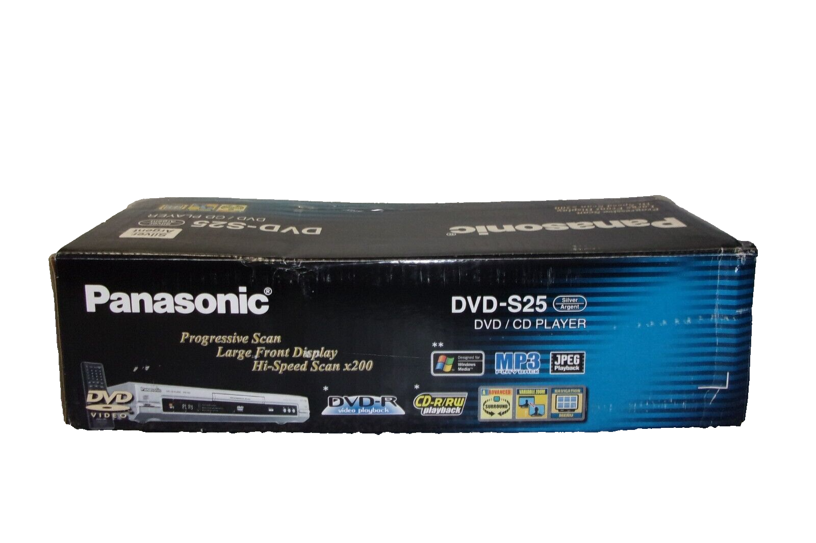 Panasonic DVDS25 DVD/CD Player Progressive Scan HiSpeed Scan x200 eBay