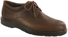 SAS Men's Shoes Aden Brown Plain Toe Comfort Many Sizes New In The Box Save