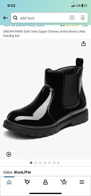 Dream Pairs Kids Girls Ankle Boots Side Zipper Fashion Chelsea Boots Chukka Boot