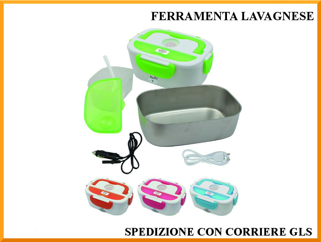 Calentador De Comida Eléctrico 220 VOLTS/12 VOLTS Vigor Contenedor Inox 40 Watt