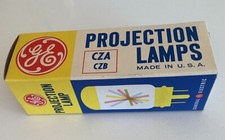 CZA CZB 500W 120V GE Projection Lamp / Movie or Still Projectors NEVER OPENED
