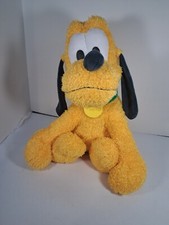 Disney Parks 15" Pluto Weighted Plush W/ Removable Pouch