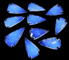 Opalite Arrowhead Healing Stone Crescent Arrowhead Metaphysical Carving zN151