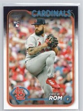2024 Topps #476 Drew Rom St. Louis Cardinals RC