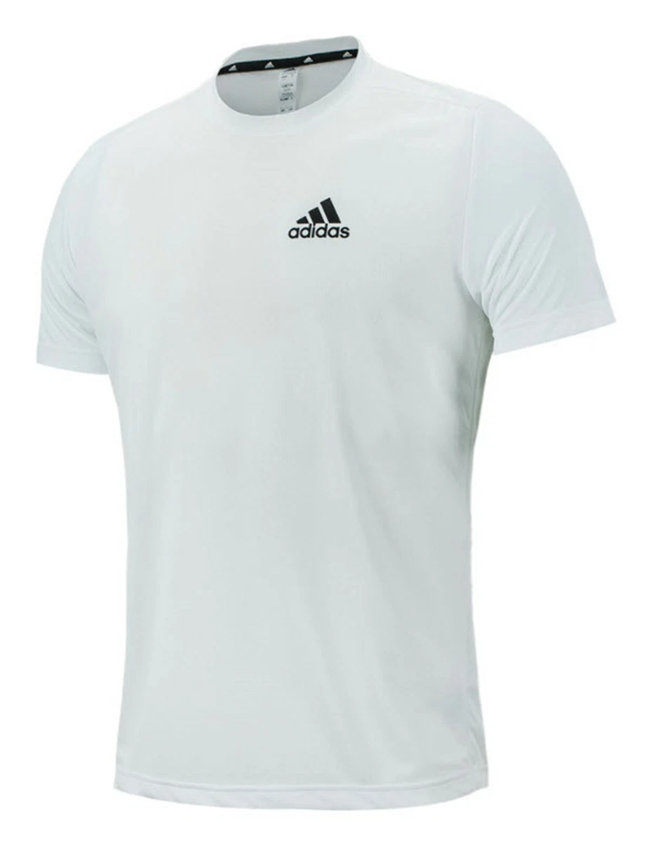 Adidas Men PL Running Shirts Training White T-Shirt Casual Top Tee Jersey  GM5509 | eBay