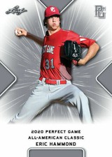 ERIC HAMMOND 2020 LEAF PERFECT GAME NIKE ALL-AMERICAN ROOKIE CARD! MINT!