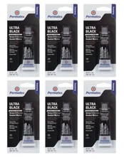 6 x Permatex Ultra Black Maximum Oil Resistance RTV Silicone Gasket Maker