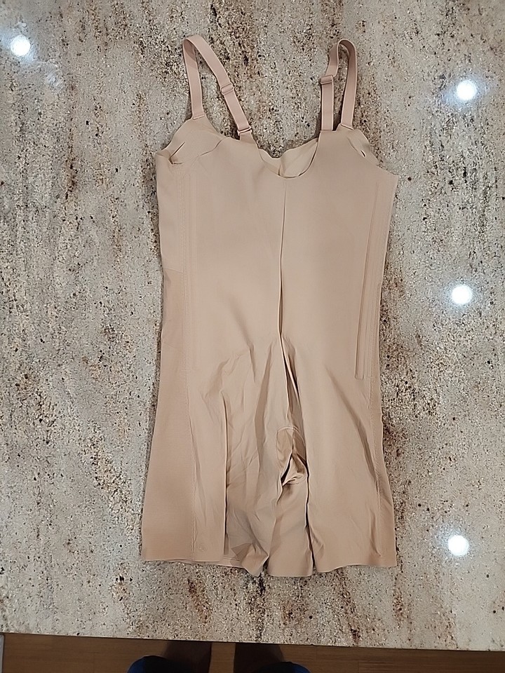 New Women's HONEYLOVE Beige SuperPower Mid Thigh Bodysuit Size XL eBay