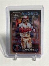 2024 Topps Chrome Trey Cabbage Refractor Rookie Card LA Angels Baseball RC 226