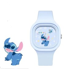 Disney Mickey Minnie Stitch Kids Quartz Watch for Girls and Boys