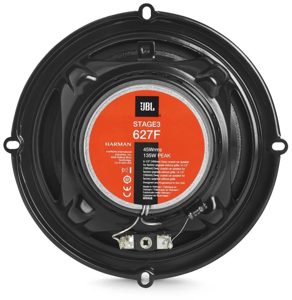 Altavoces puerta delantera JBL STAGE3 serie 6,5" + adaptadores para vehículos Toyota seleccionados Foto 4 de 4