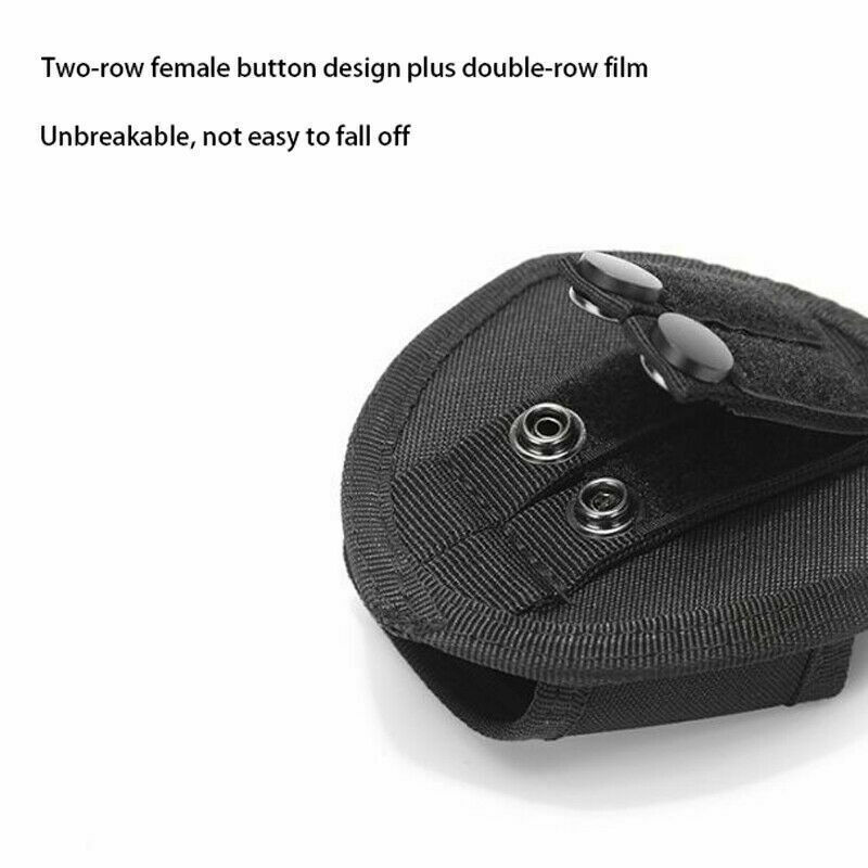 Open Top Handcuff Case Fit ASP Cuffs Hinged/Chain /Law Enforcement