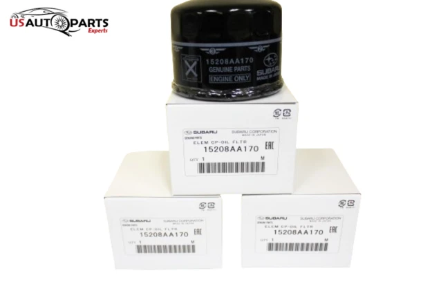 Juego de 3 - Filtro de aceite de motor genuino Subaru para BRZ WRX 2015-2023 - 15208AA170 Foto 3 de 4