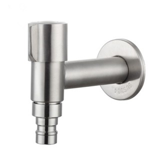 Bad Wand Wasserhahn Edelstahl Einhand Kaltwasser Garten Waschtisch Kuche Armatur Ebay