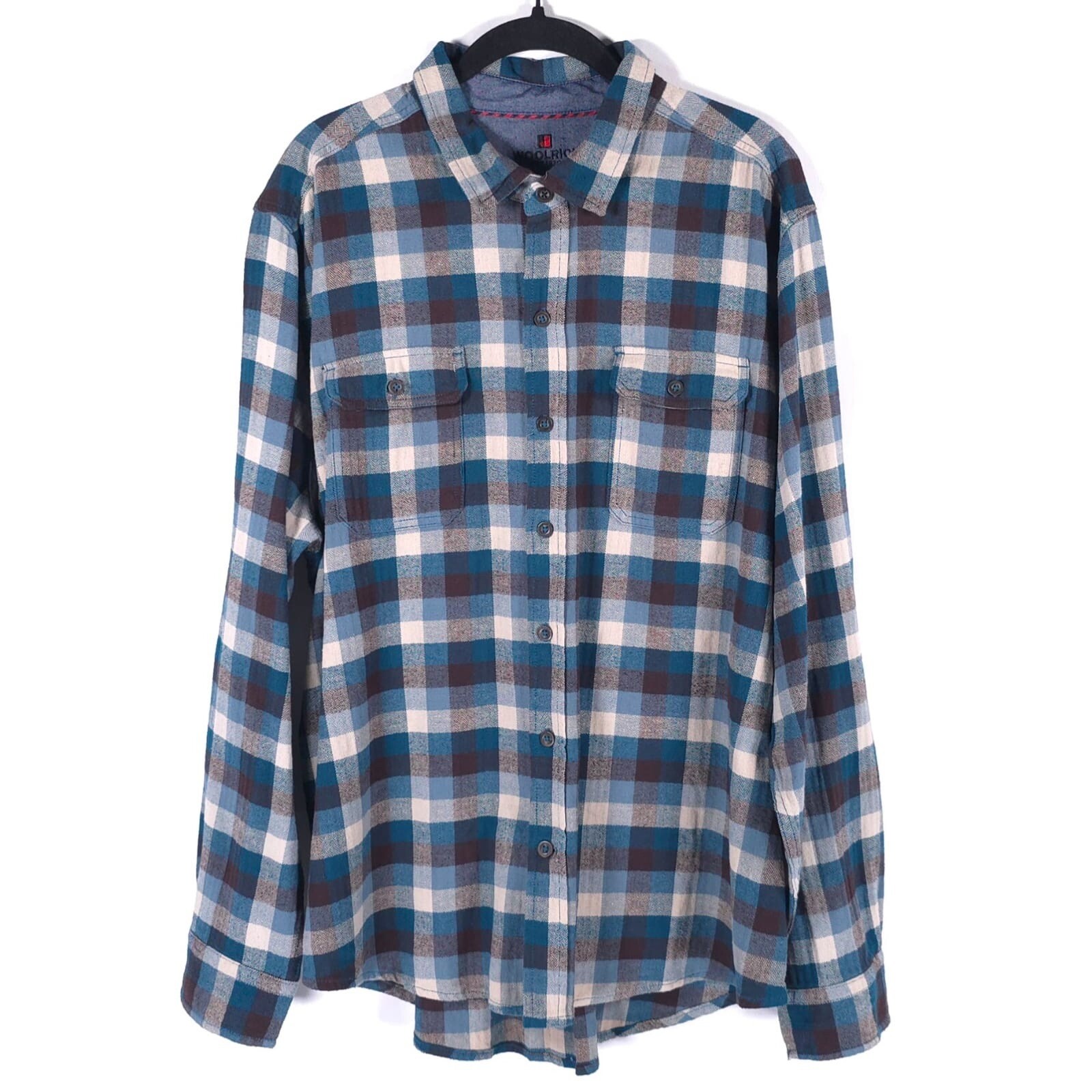 WOOLRICH Button Down Ultimate Flannel Long Sleeve… - image 10