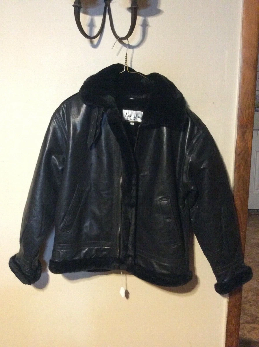 Albert duke leather jacket clearance
