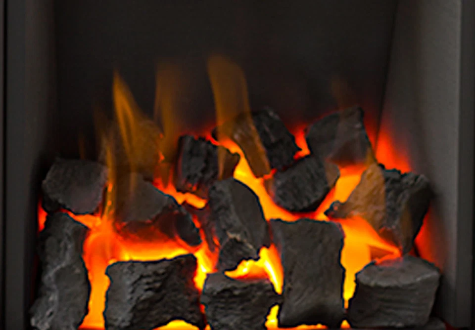 Inset Gas Fire COAL Tray Basket 16" Inch Living Flame Effect TAPERED Choice of 3 - Image 4 of 4